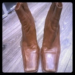 Real leather boots
